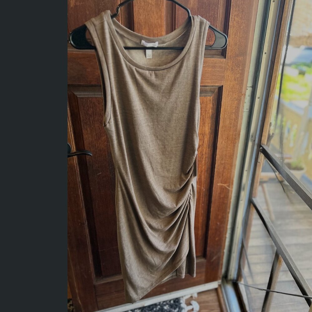 Scoop Neck Midi Dress